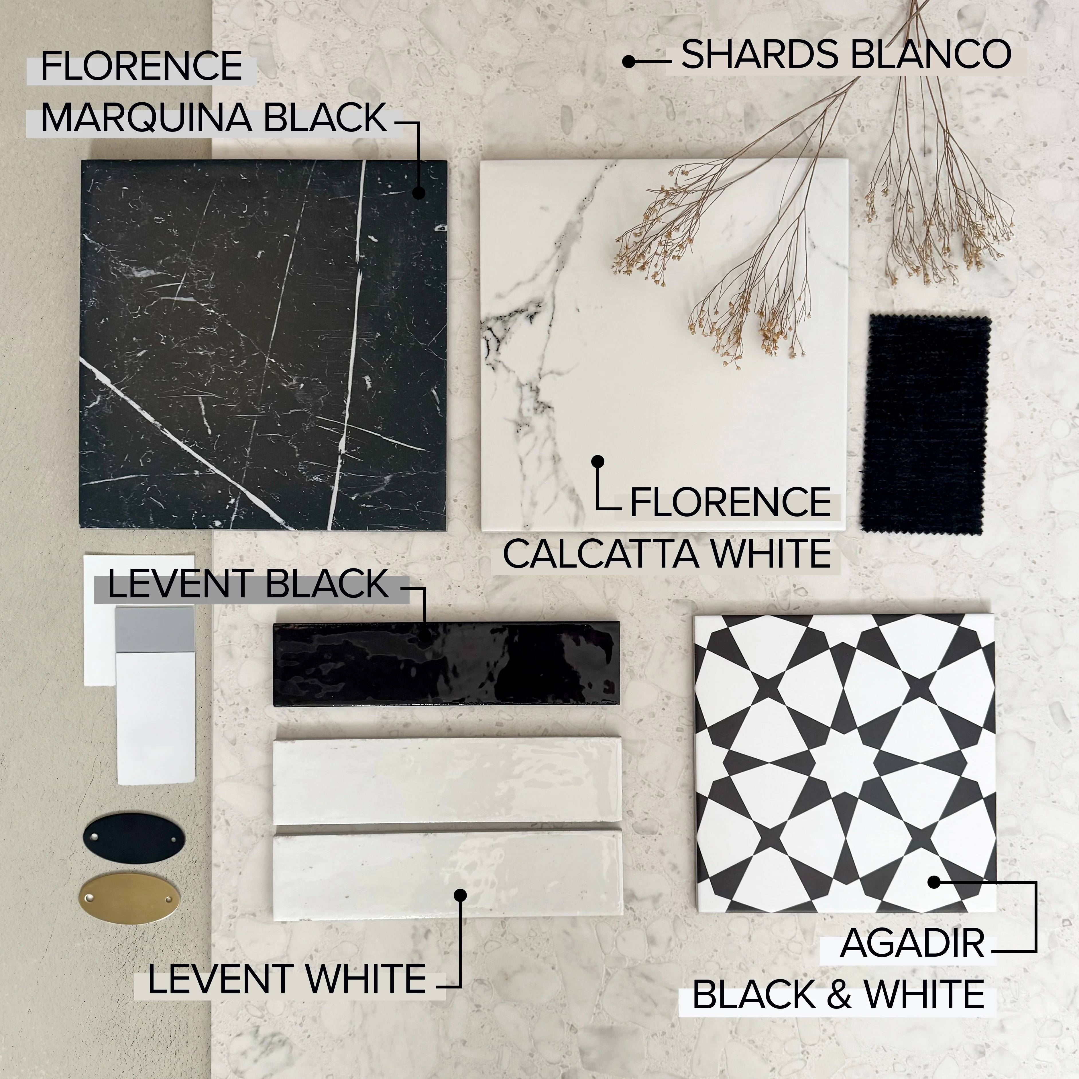 Levent  Black Porcelain Wall & Floor Tiles - Image 3