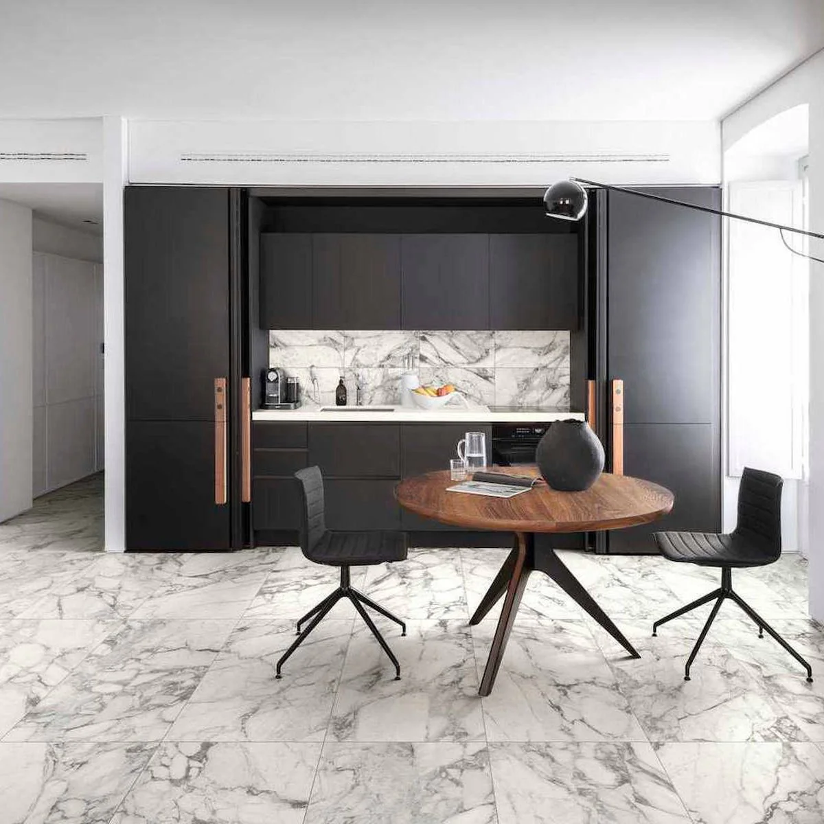 Hudson Calacatta Matt Marble Porcelain 60cm x 60cm - Image 3