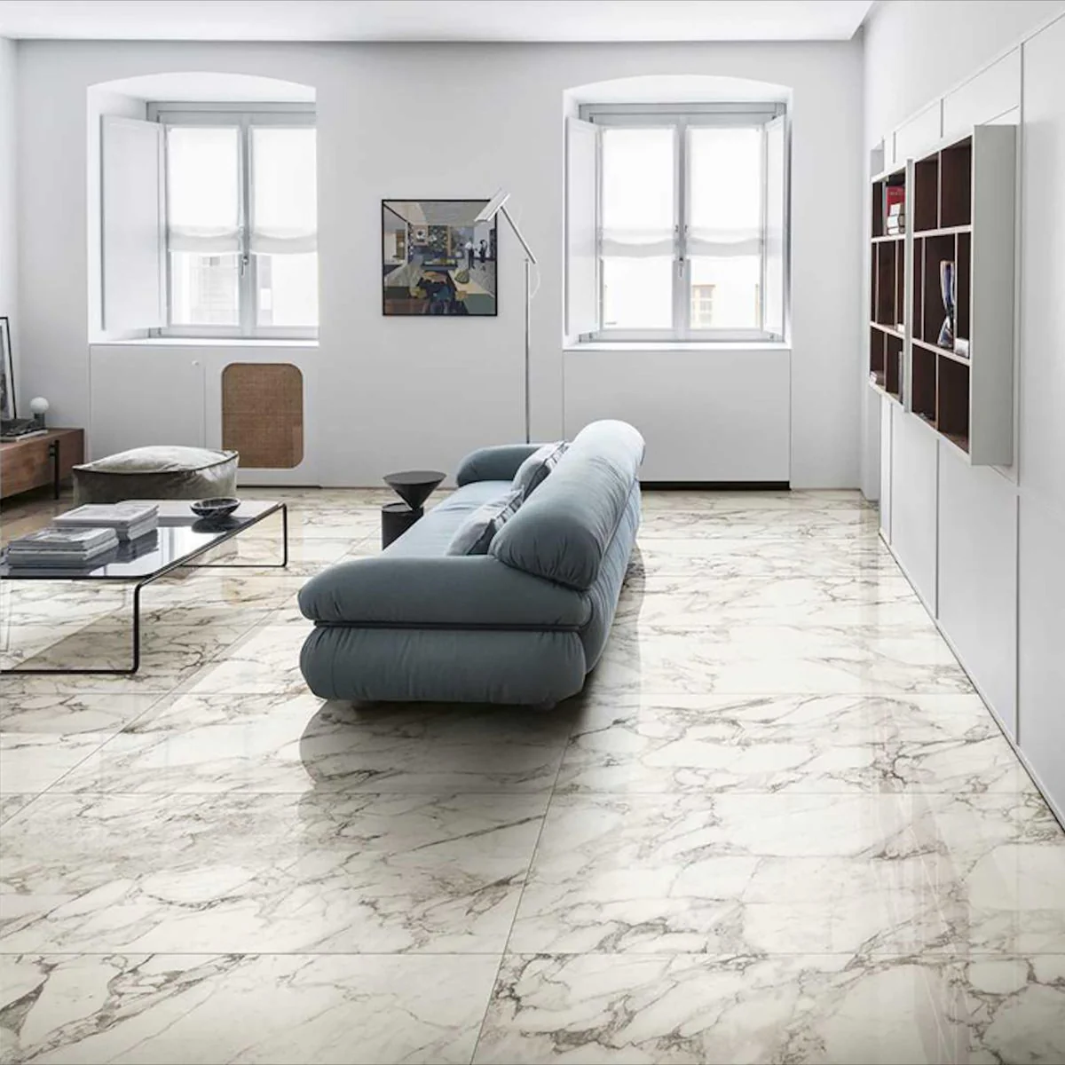Hudson Calacatta Matt Marble Porcelain 60cm x 60cm - Image 5