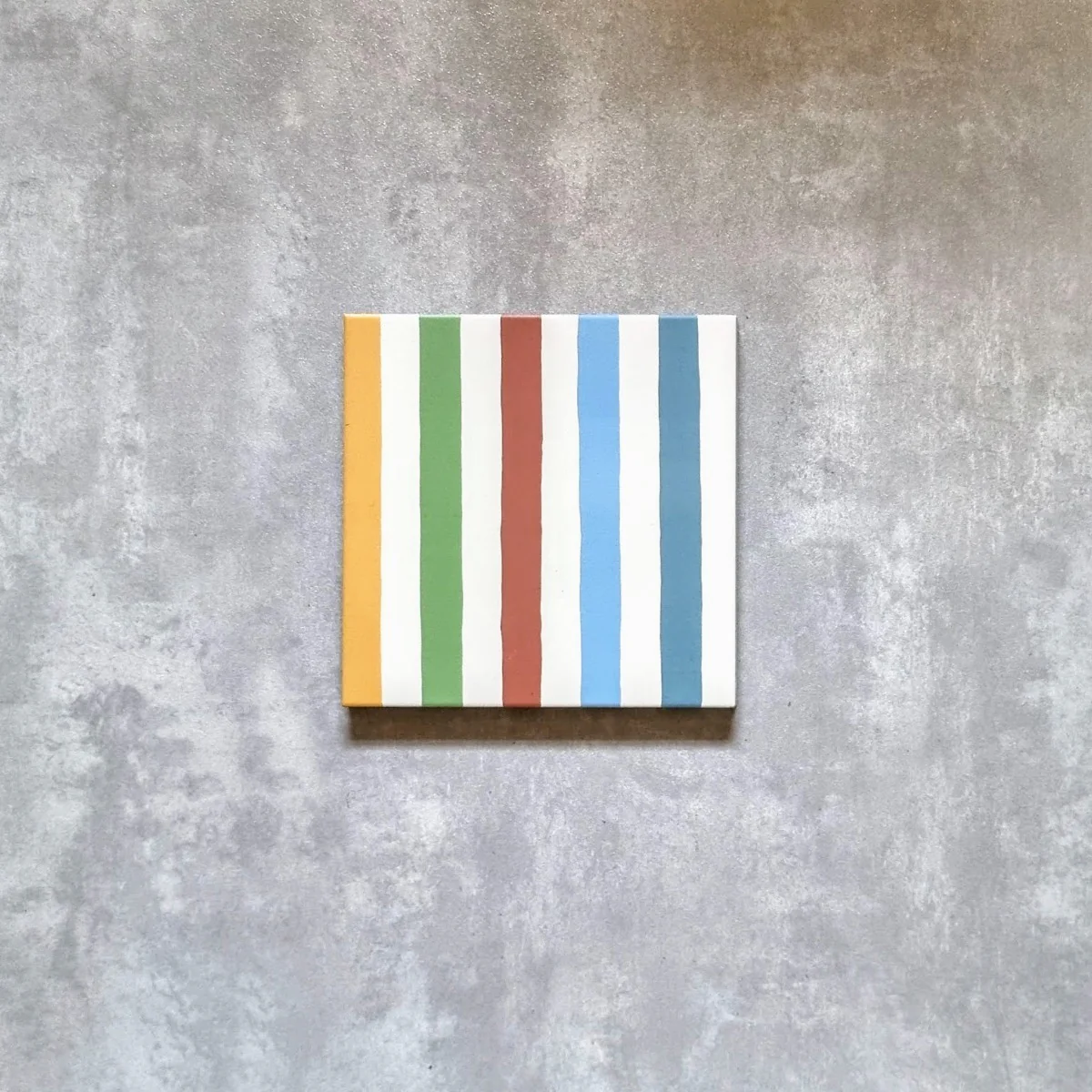 Pinstripes Rainbow Tile Indoor & Outdoor Tiles 20cm x 20cm - Image 5